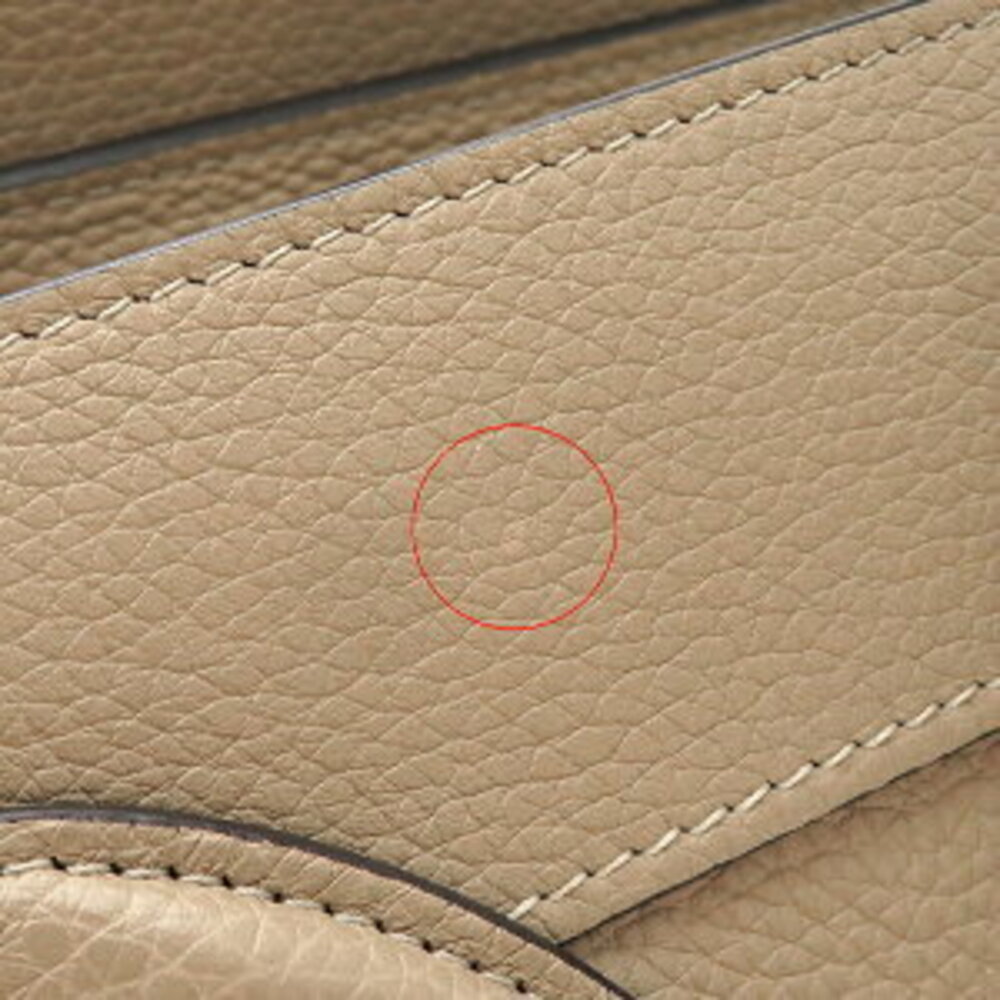 Celine Beige Shopper Handbag Tan Leather Luggage - Picture 7 of 9